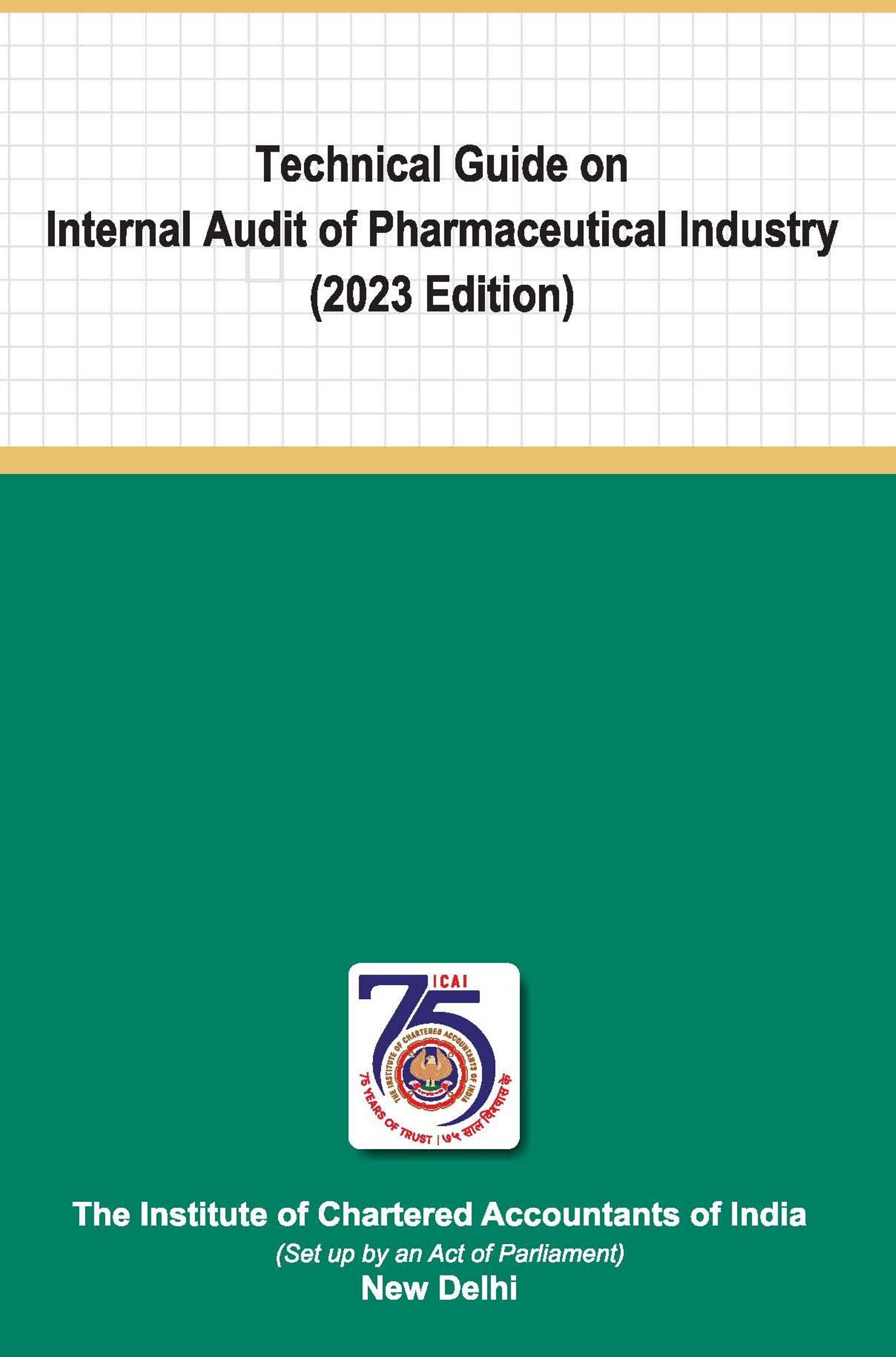 Technical Guide on Internal Audit of Pharmaceutical Industry (2023 Edition)